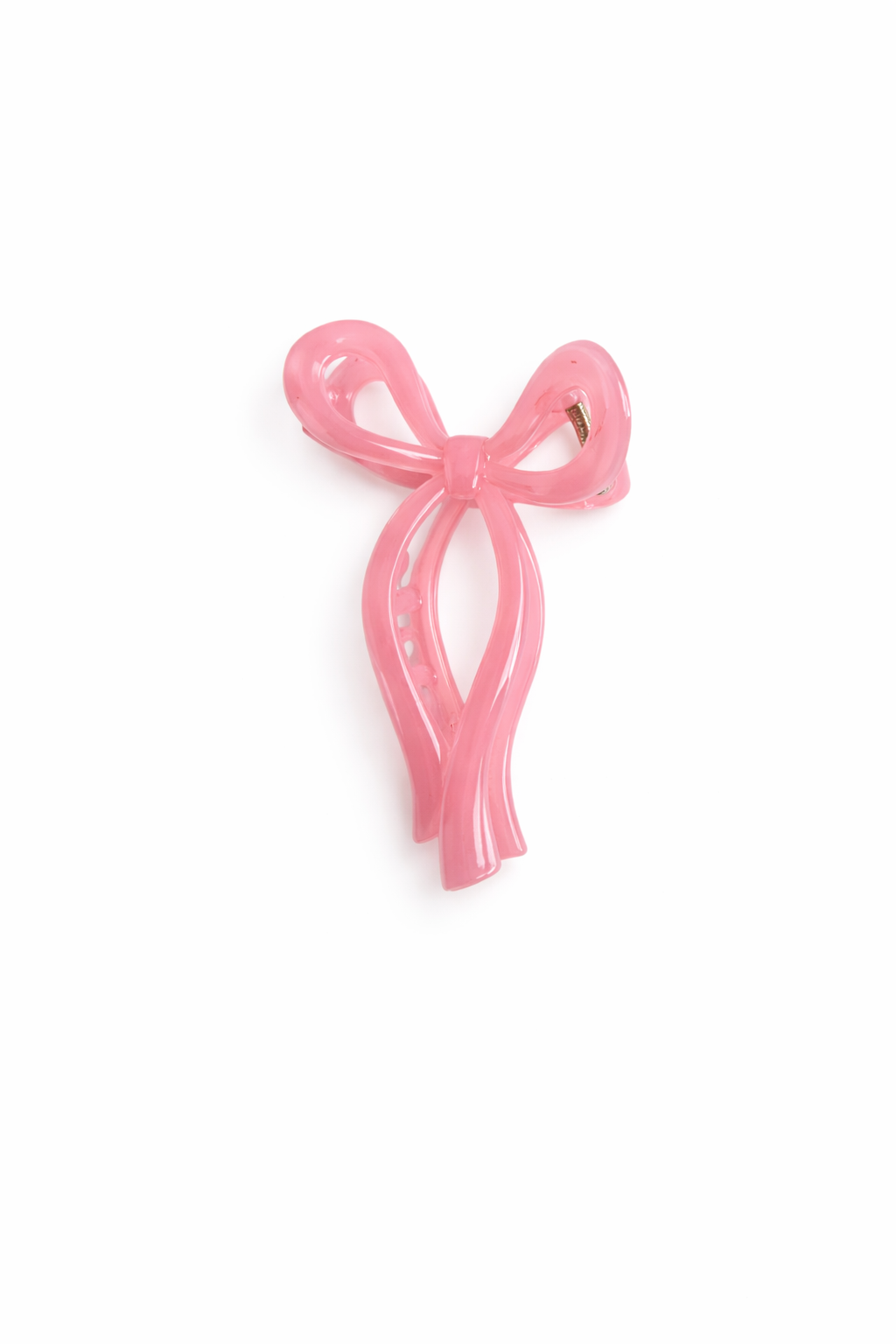Roze Strik Haarklem