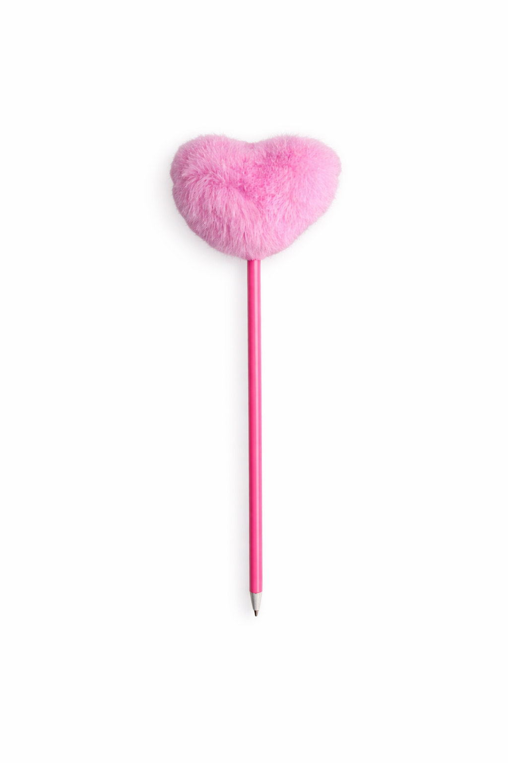Roze Pluche Hart Pen