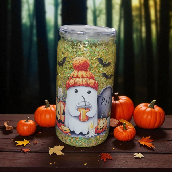 Halloween Glitter Tumblers