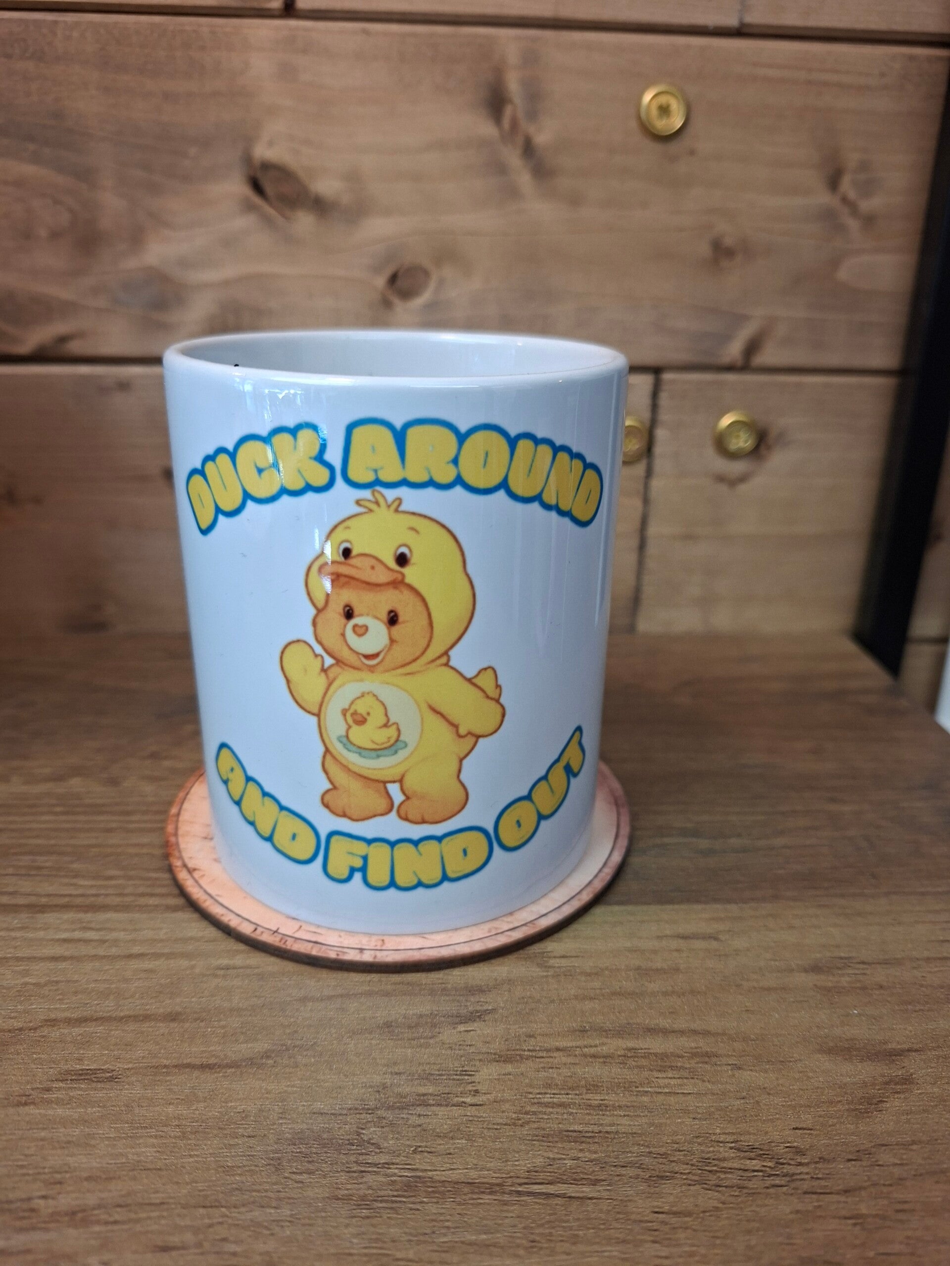 Duck around and find out mug