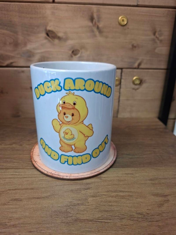 Duck around and find out mug