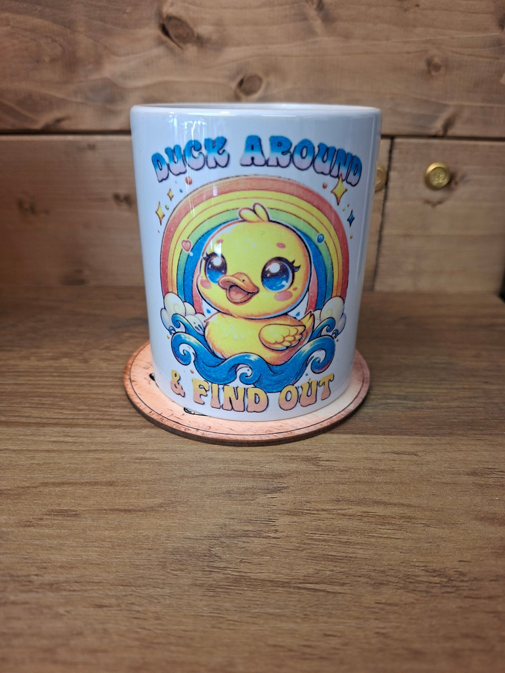 Duck around and find out mug