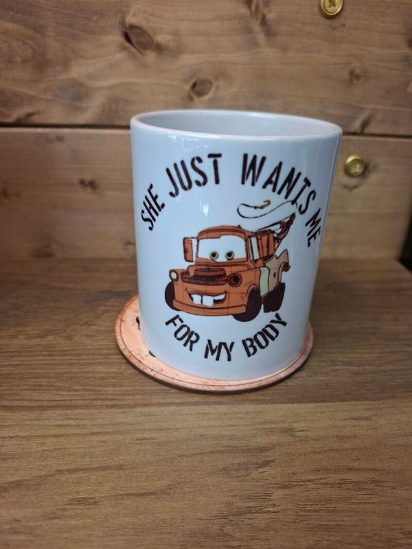 She just wants me for my body mug