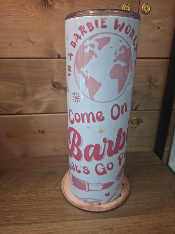 Barbie 20oz Flask