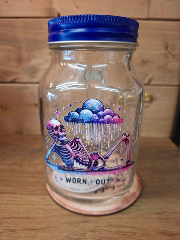 Worn out mason jar