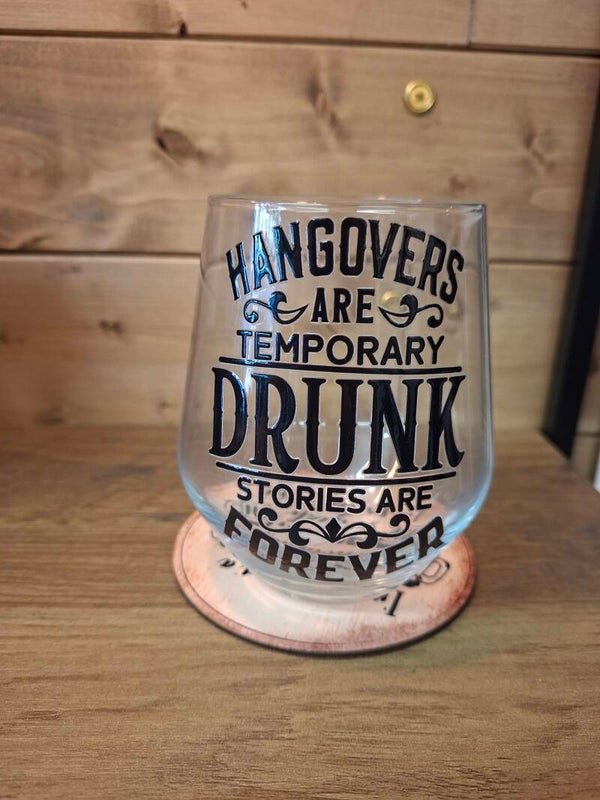 Hangovers glass
