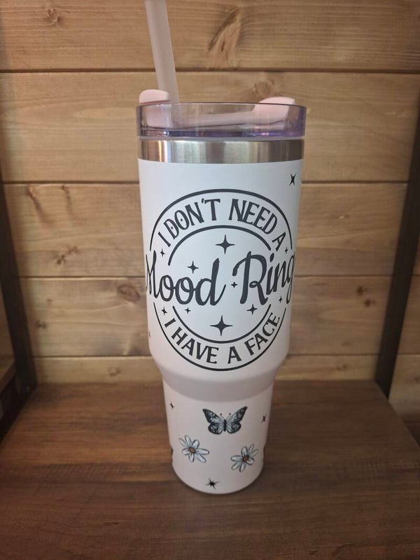 Mood ring 40oz metal flask