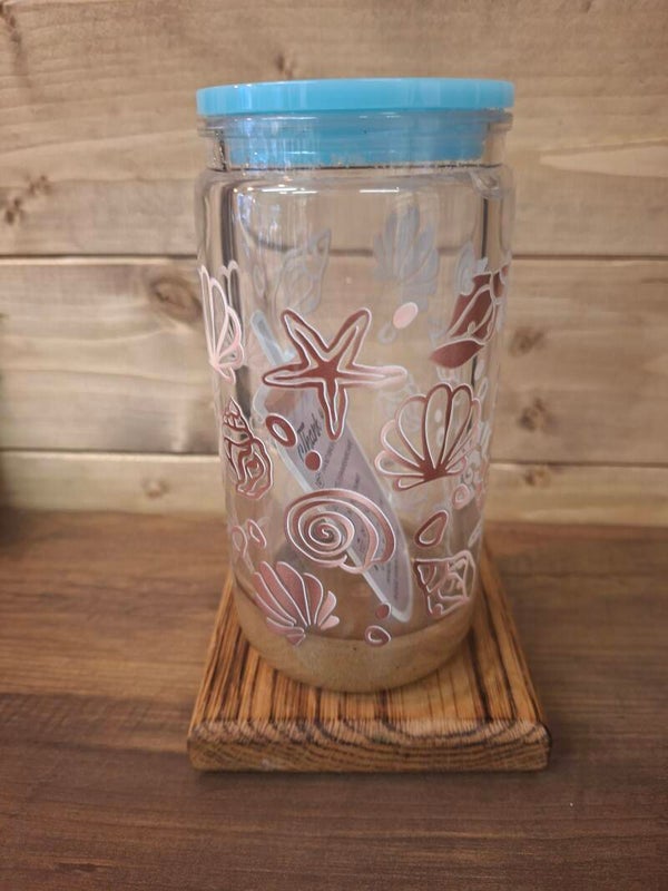 Sea and sand tumbler