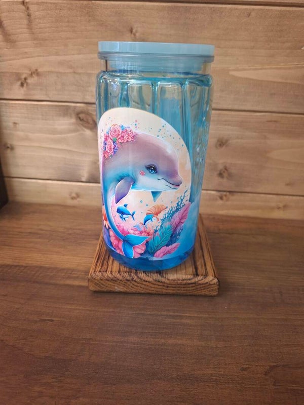 Dolphin drip tumbler