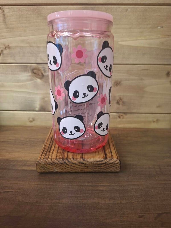 Panda drip tumbler