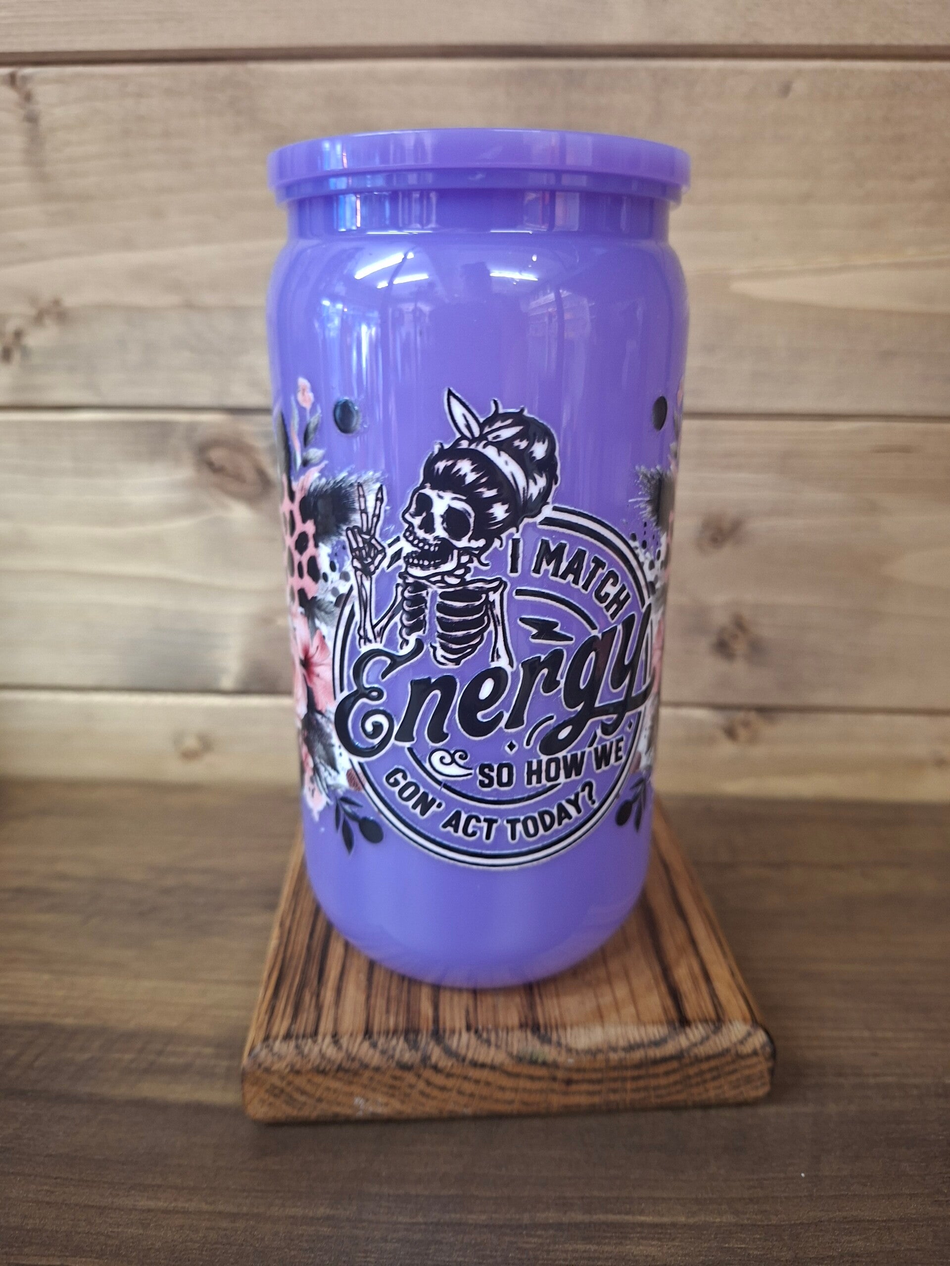 I match energy plain tumbler