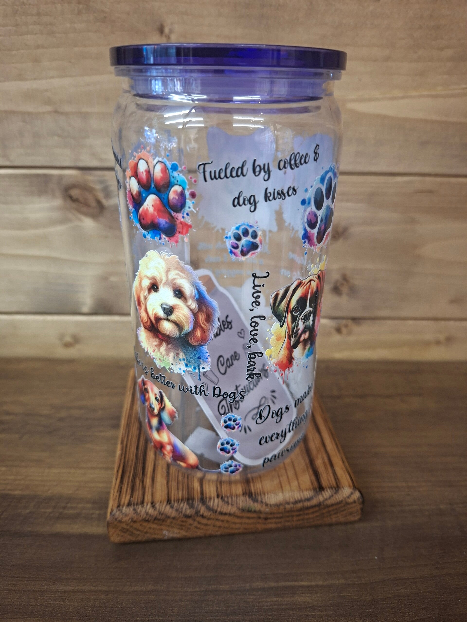 Dog plain tumbler