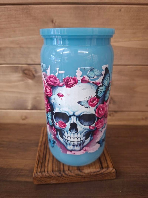 Skull plain tumbler