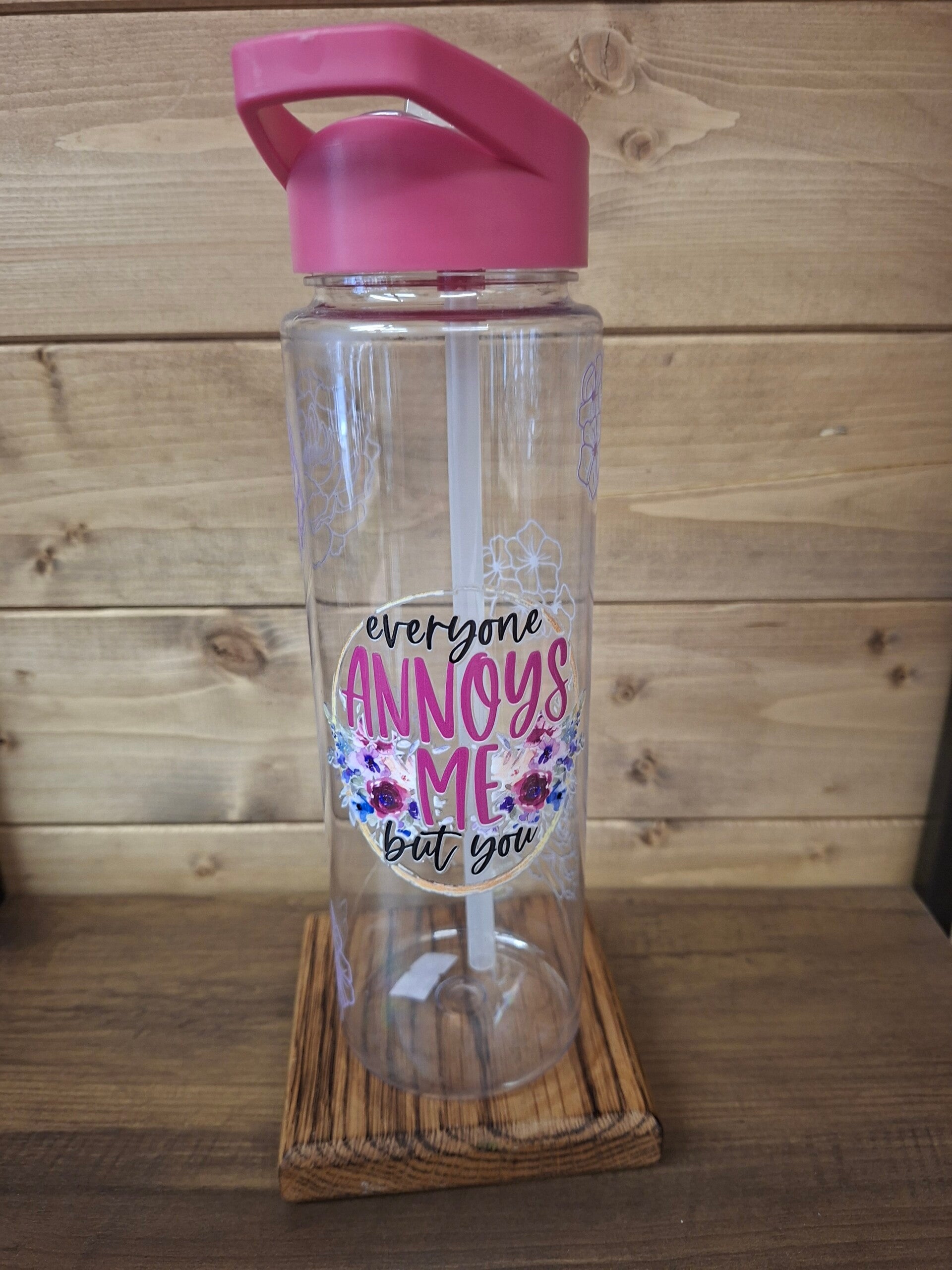 Everyone annoys me water bottle