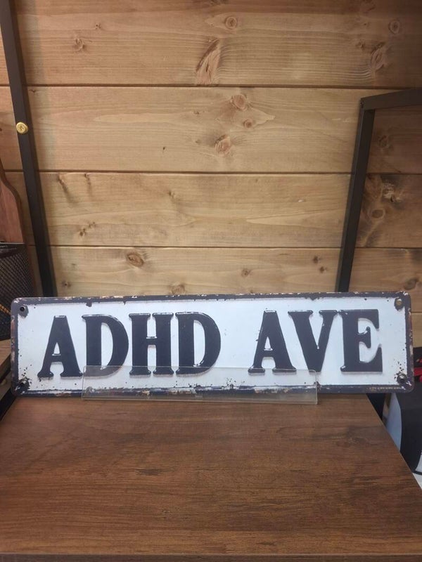Adhd Ave sign