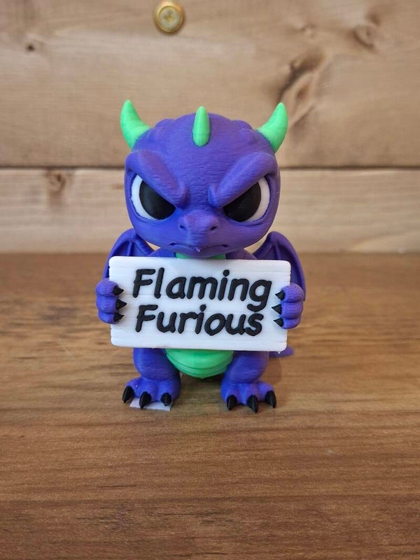 3d printed flaming furious