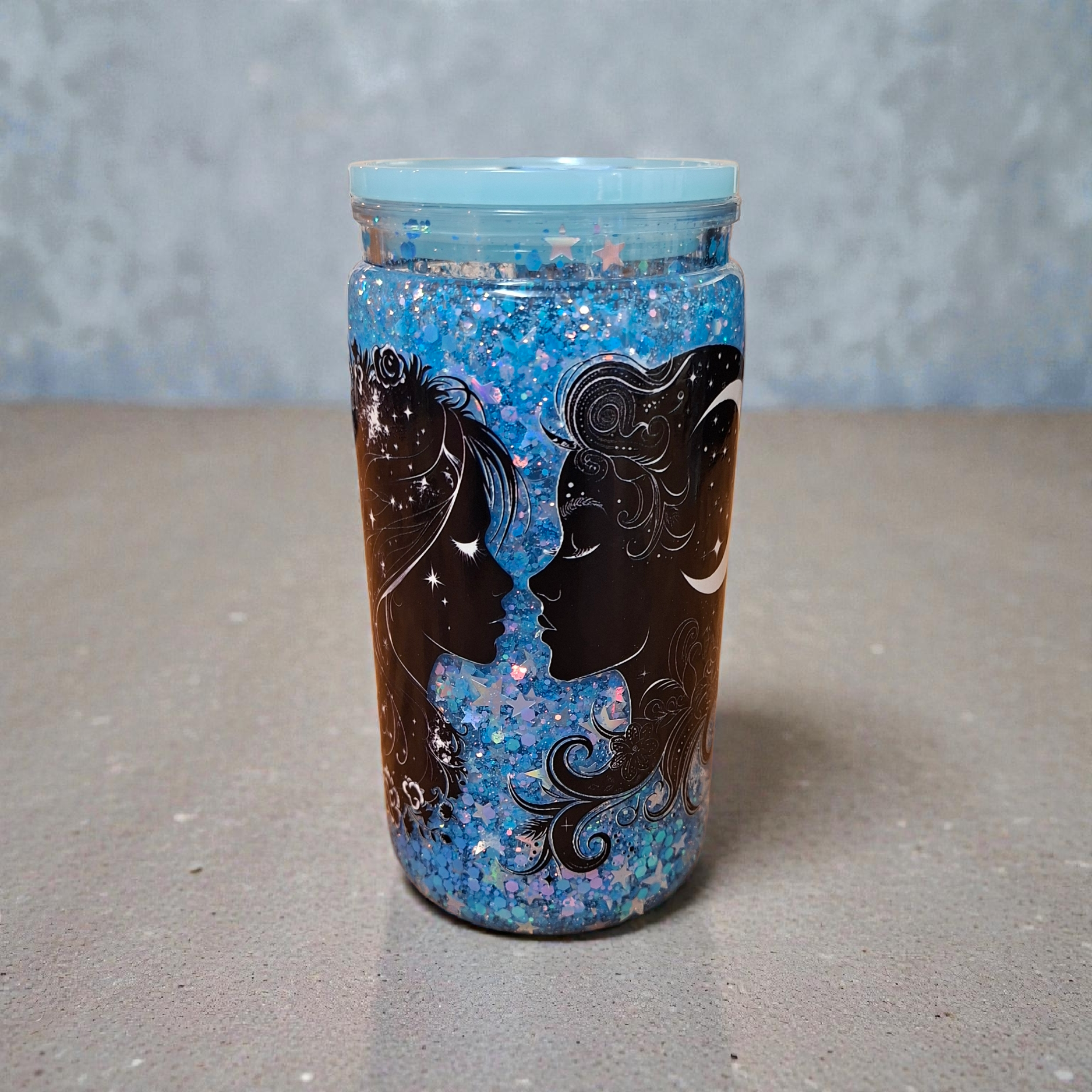 Mystic glitter tumbler