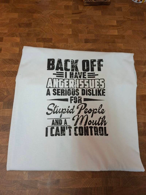 Back off t shirt