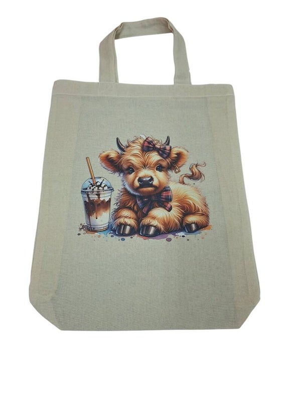 Milkshake cow Tote bag