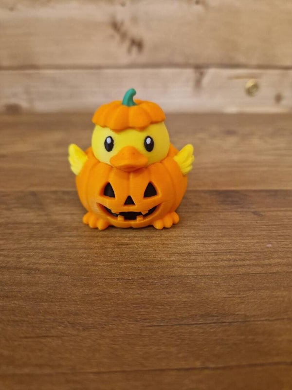 3d printed pumpkin duck