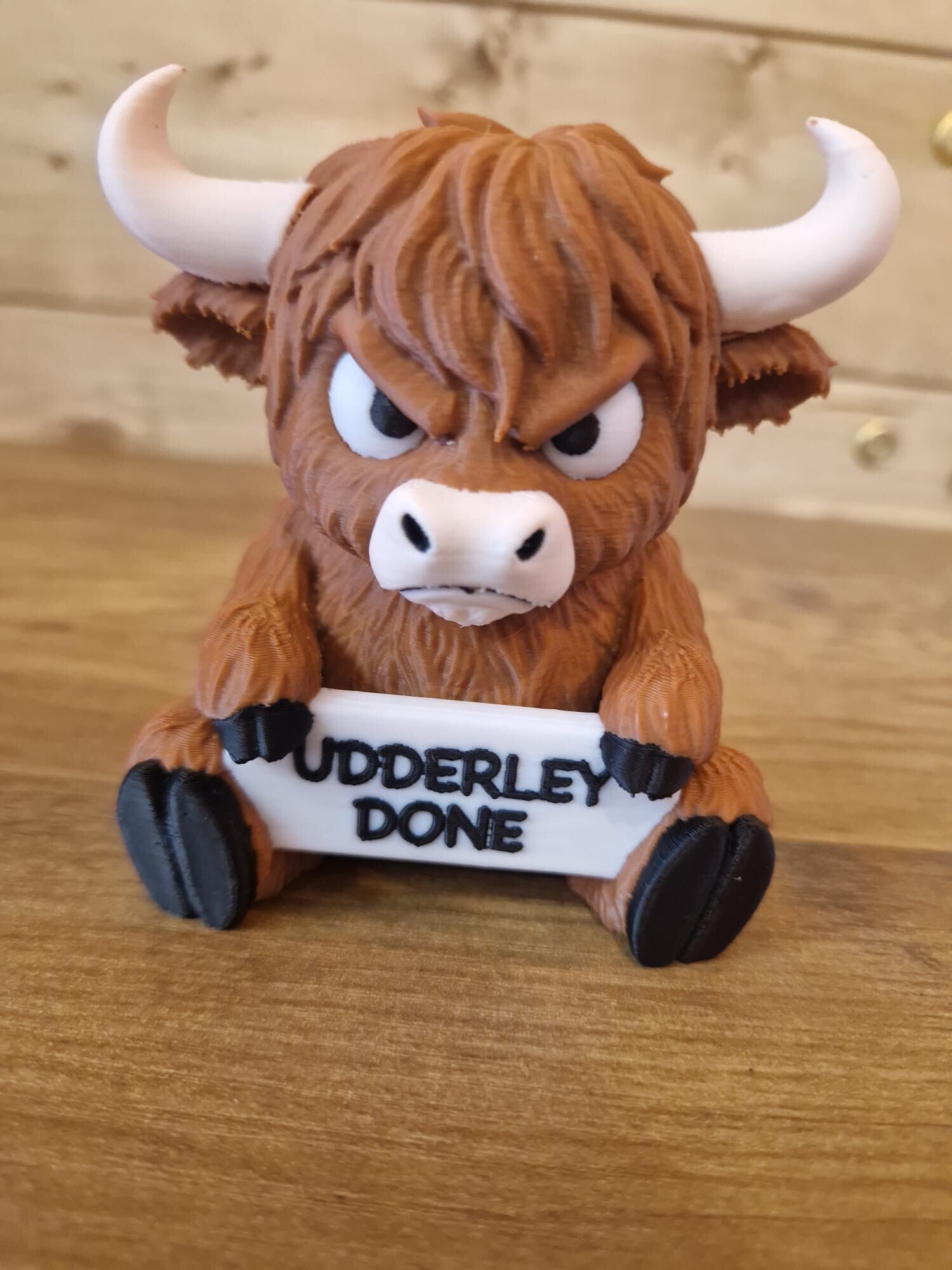 3D printed Udderly Done