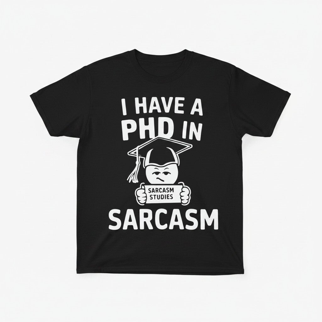 I have a phd in sarcasm T Shirt