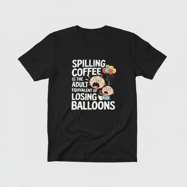Spilling coffee T Shirt