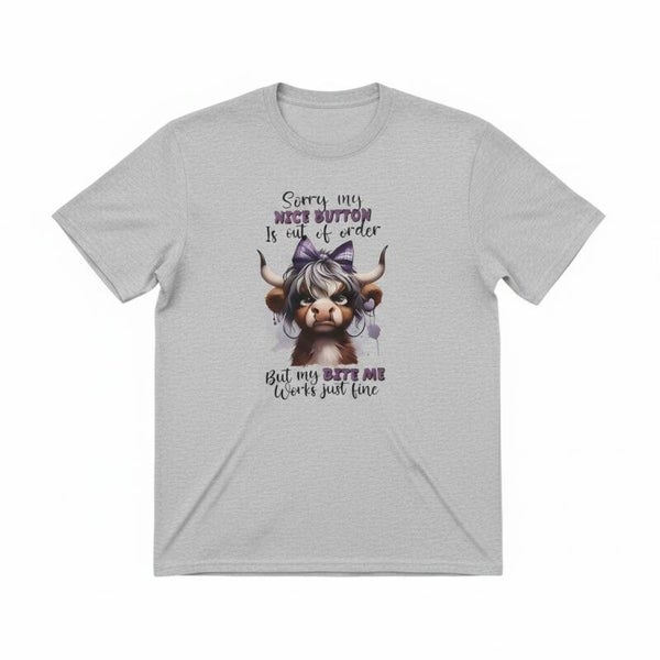 Sorry my nice button T shirt