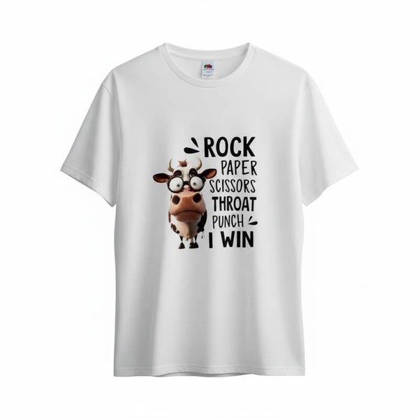Rock, paper, scissors T shirt