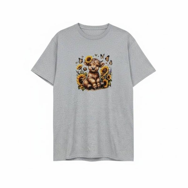 Sunflower cow T shirt