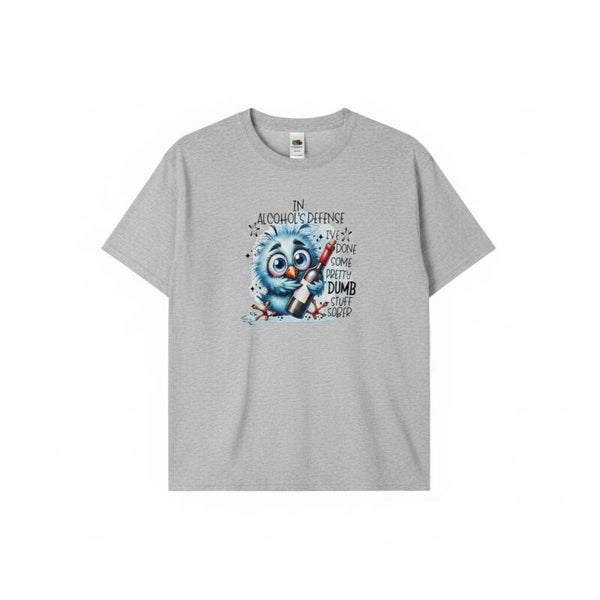 In Alcohols defence. T shirt