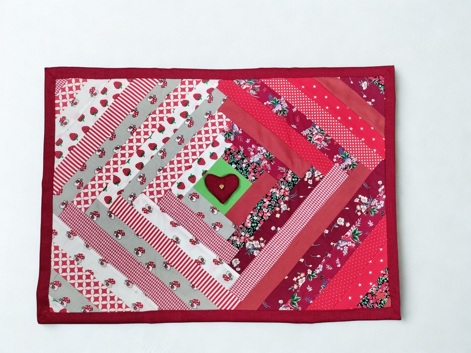 Valentine Gift Placemat with Removable Heart