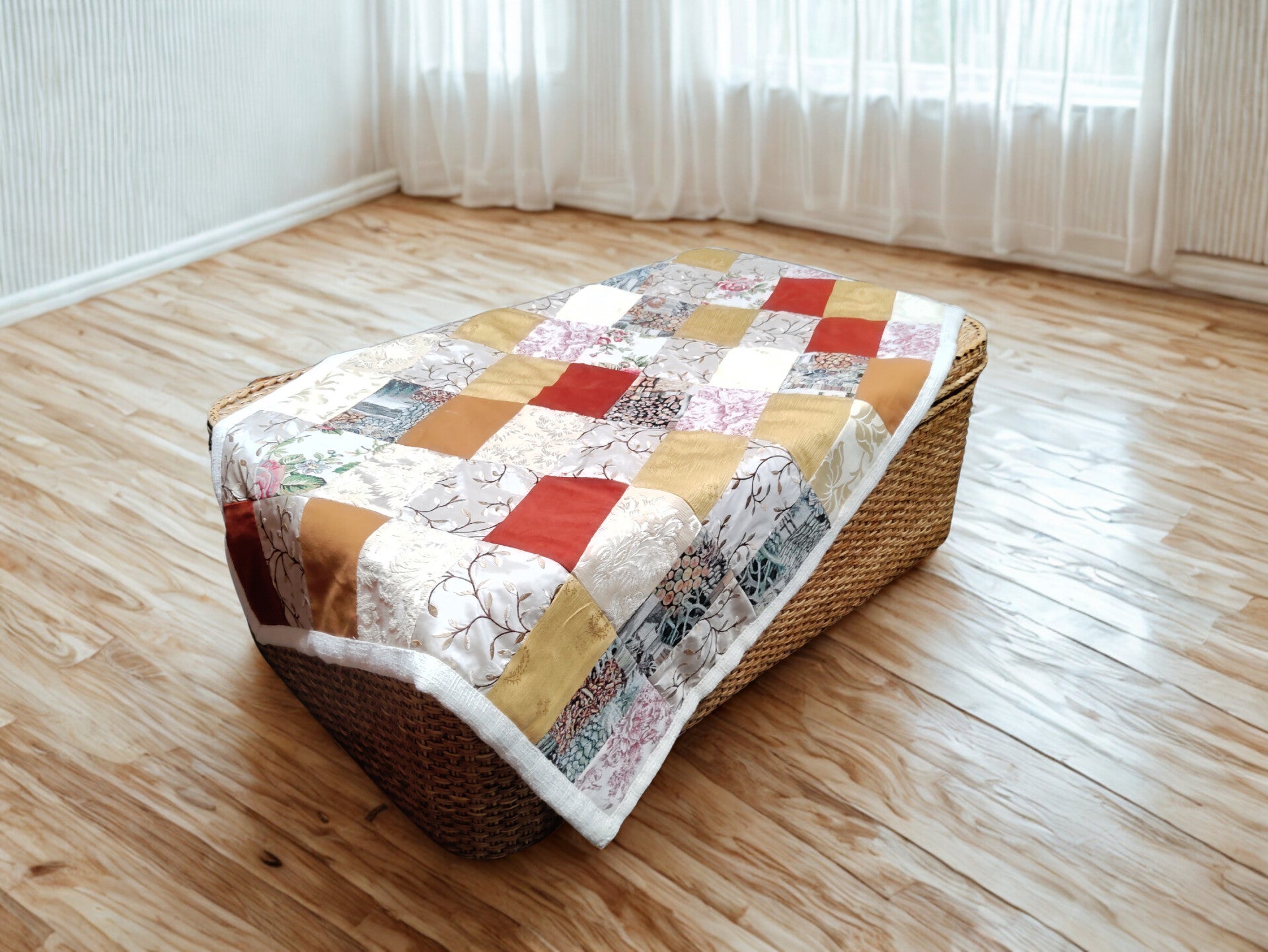Scandinavian meets Baroque Blanket