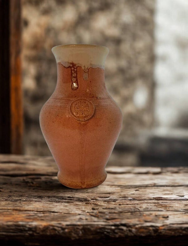 Antique Handmade Pottery Vase
