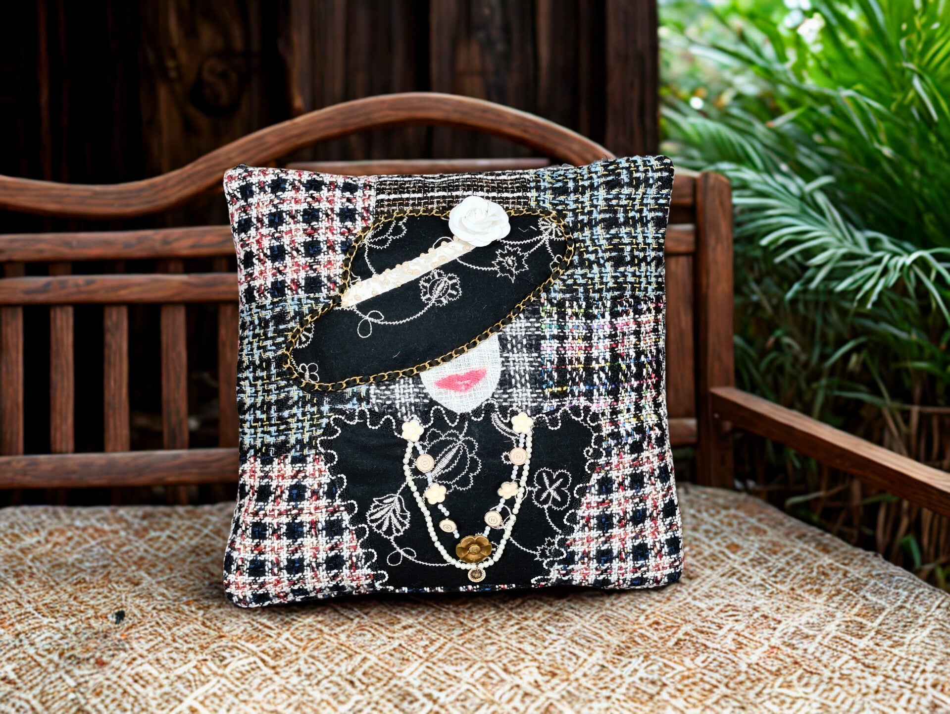Couture-Style Artisan Cushion