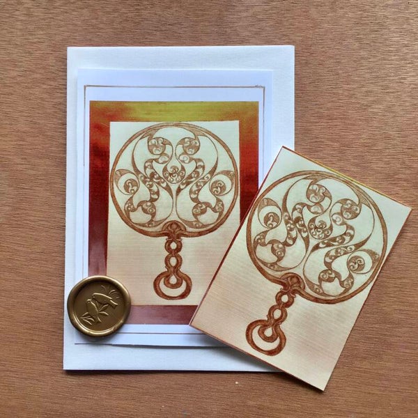 Desborough Ice Age Mirror small note book cards (two) for your notebook.