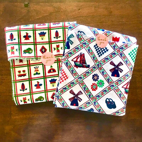 Two (2) 'Tenugui' Towels