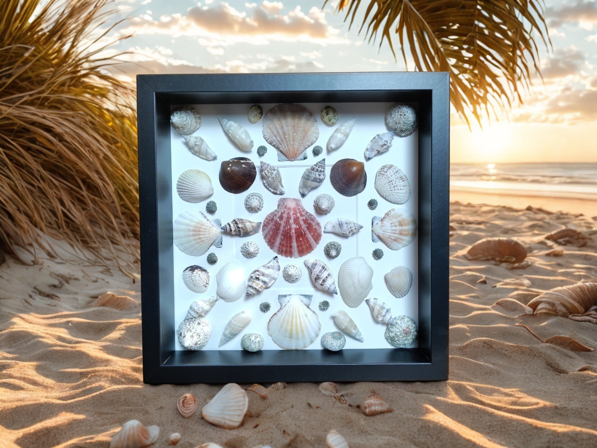 Seashell Wall Art Beach Decor