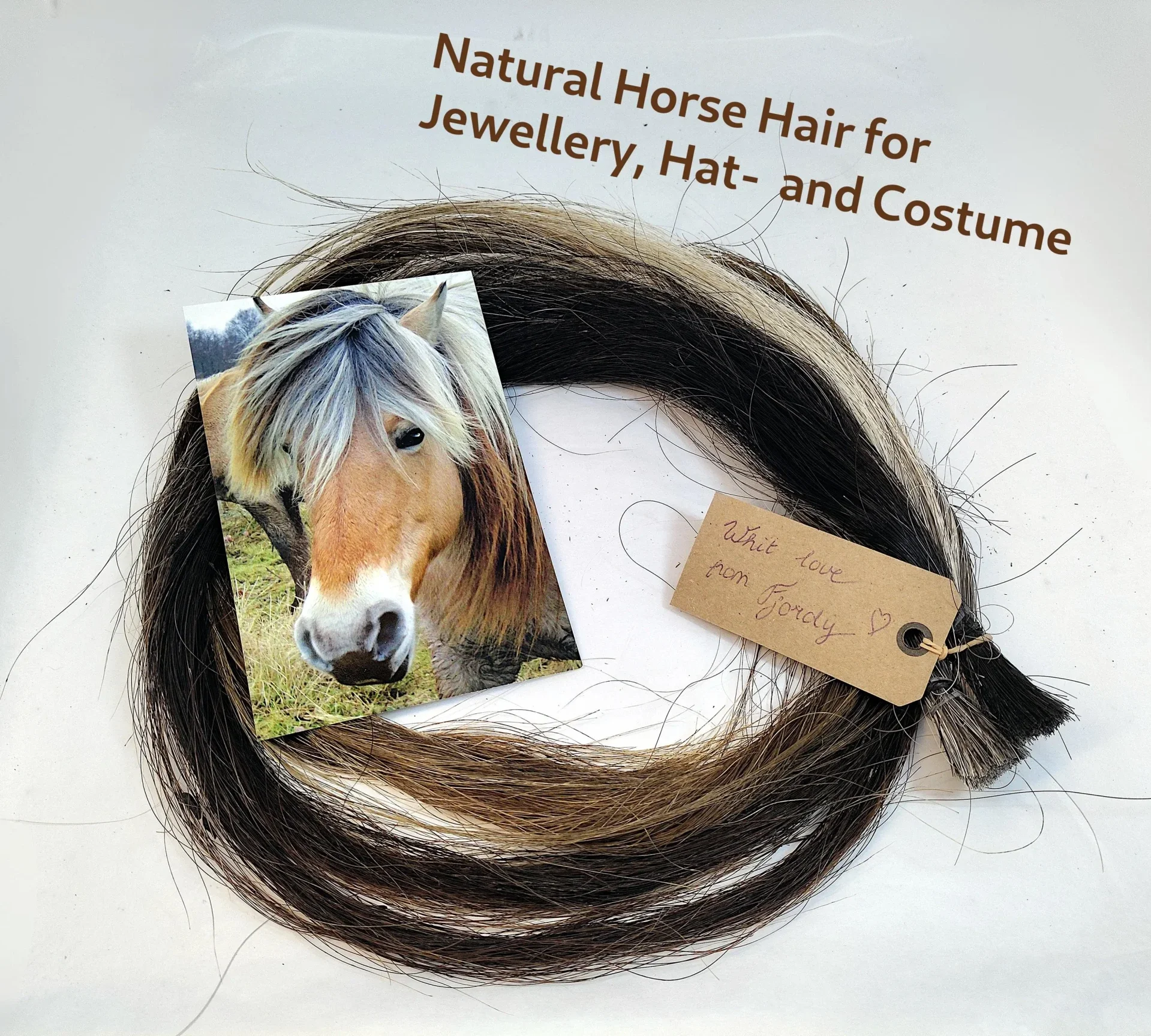 Natural Horsehair Bundles (Tailes) three Bundels - Limited Edition!