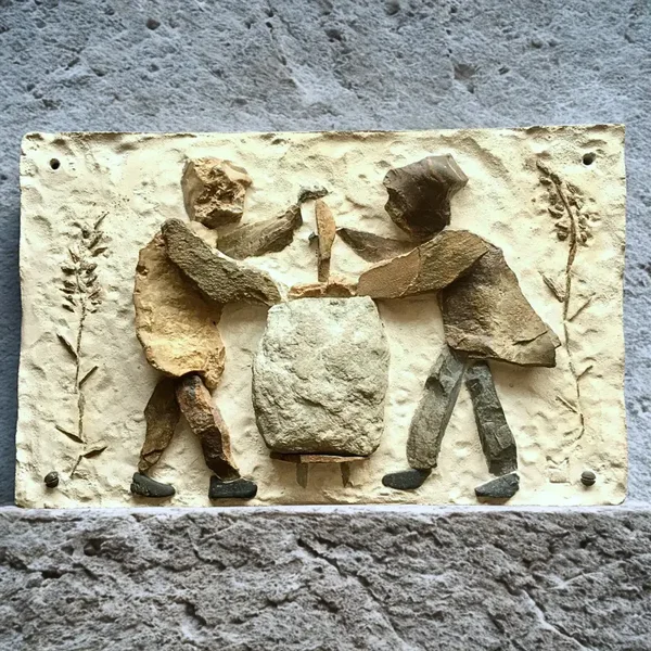 Beer Family Rustic Stone Plaque, Unique Wall Art