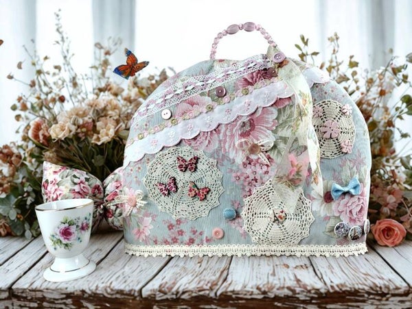 Victorian Baroque Richly Decorated Teapot Cover