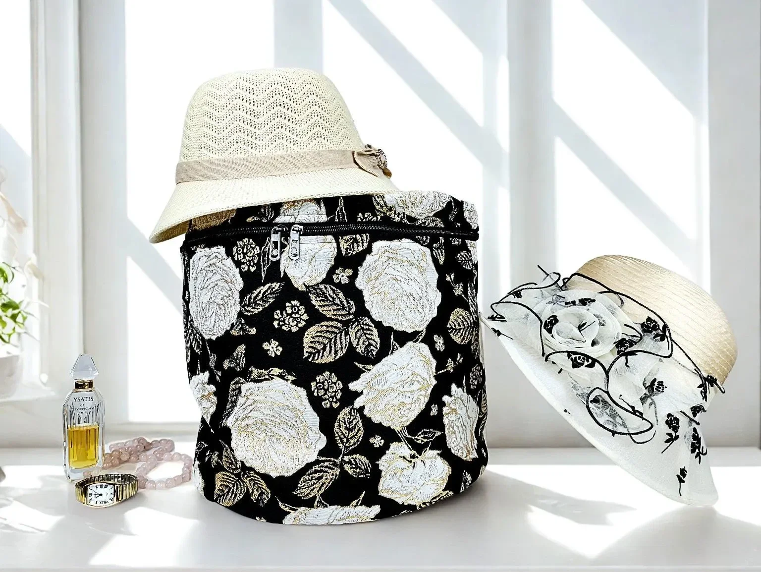Floral Vintage Style Storage Case