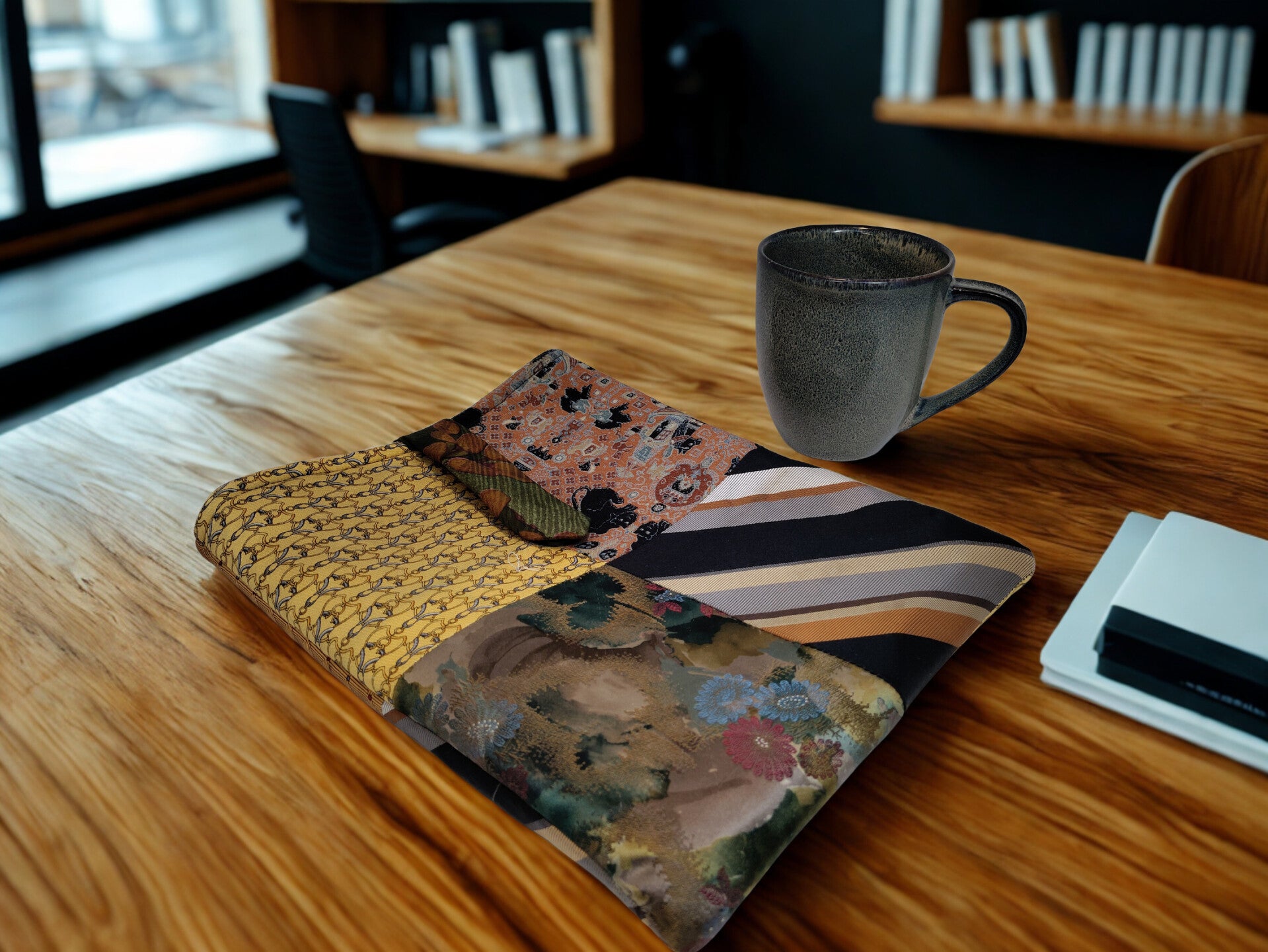 Silk Laptop Sleeve Luxury Unique Office Accessory