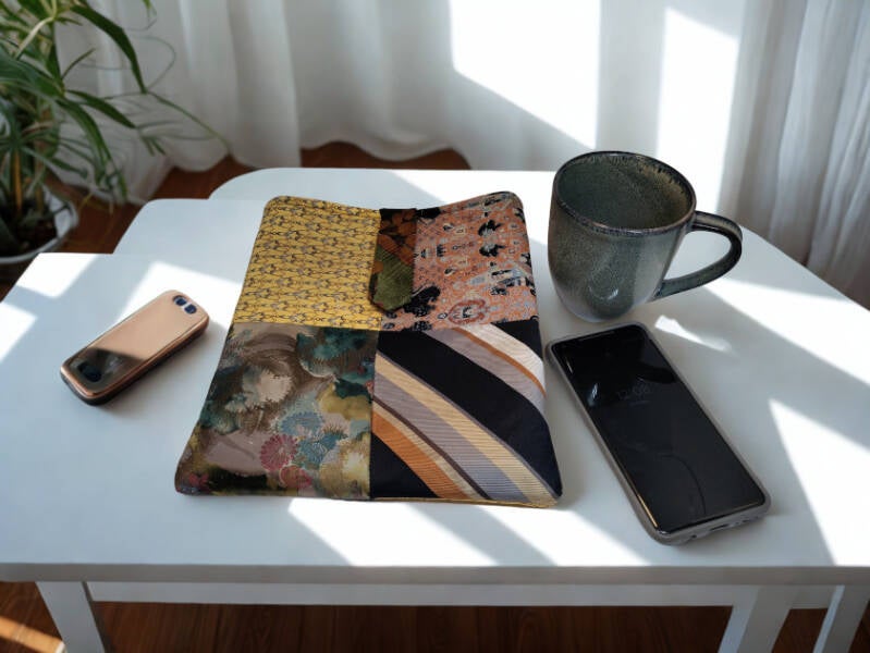 Silk Laptop Sleeve Luxury Accessory