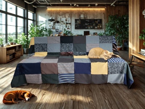 Ultra Soft Stretch Patchwork for Mancave