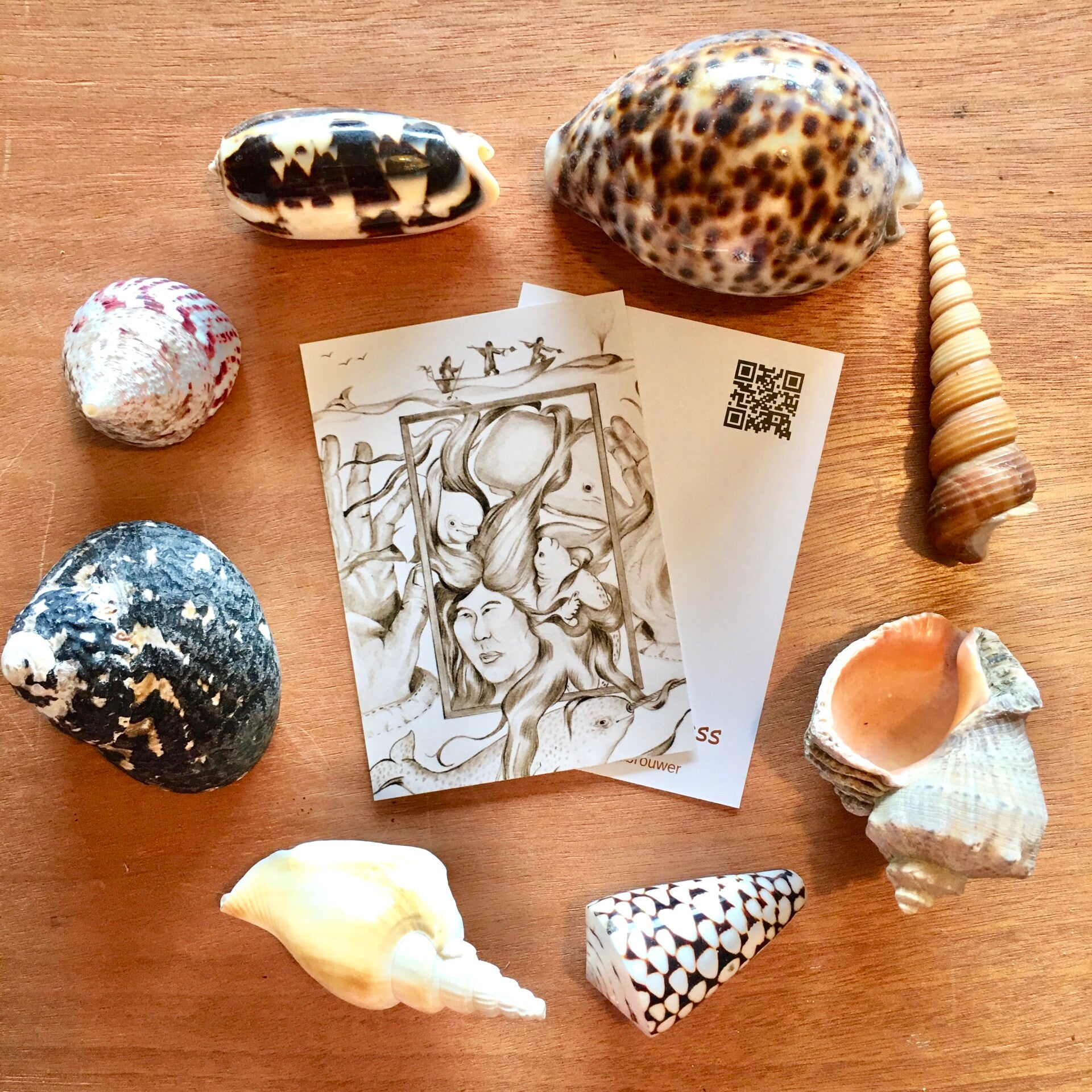 (2) Sedna or Nuliajuk Small Art Cards