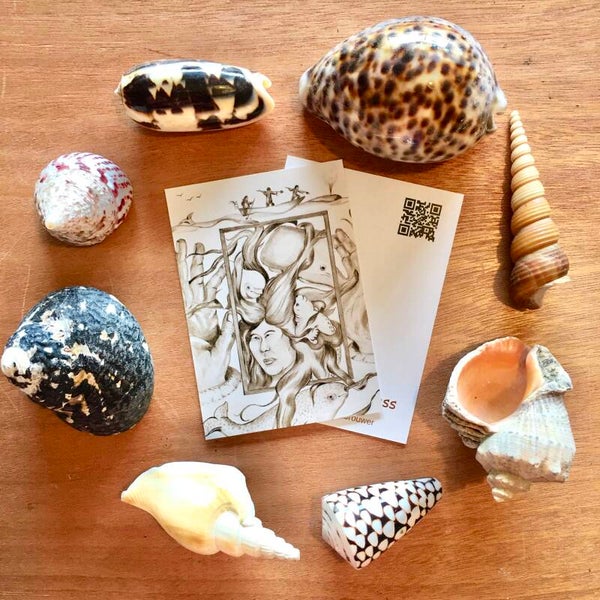 (2) Sedna or Nuliajuk Small Art Cards
