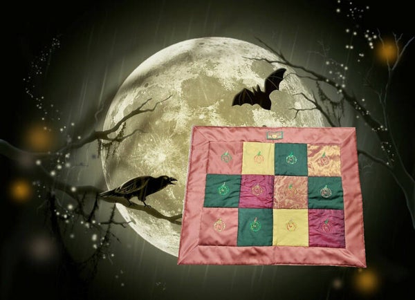 Pumpkin Art Halloween Placemat