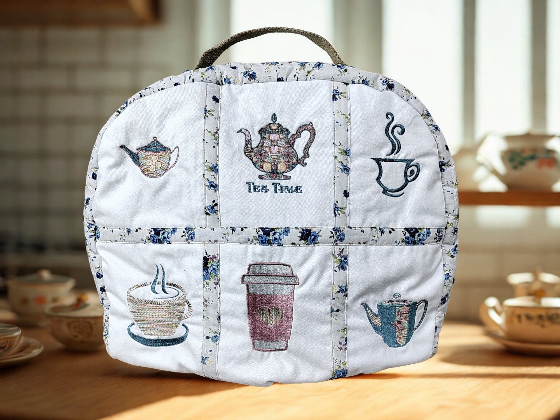 Embroidered Luxury Teapot Cover