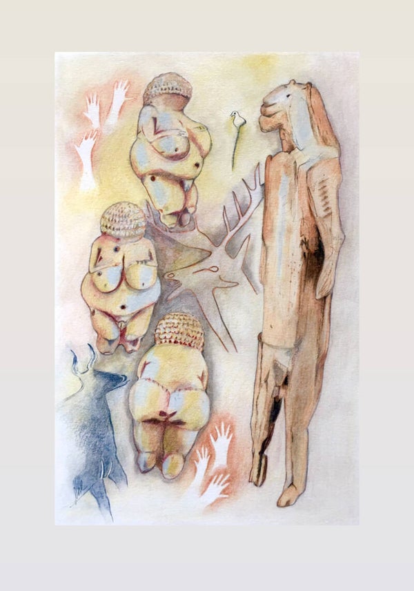 Prehistoric Art (3 Small Cards)